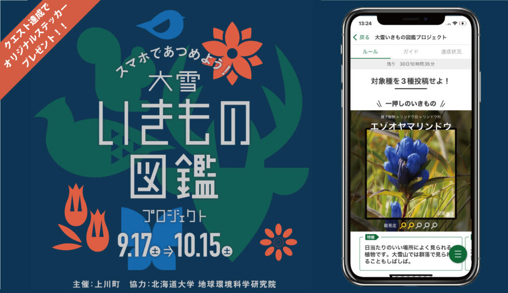 大雪いきもの図鑑プロジェクト開始します！