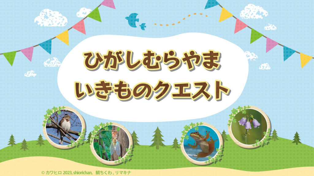 東村山市でいきもの探しにチャレンジ！