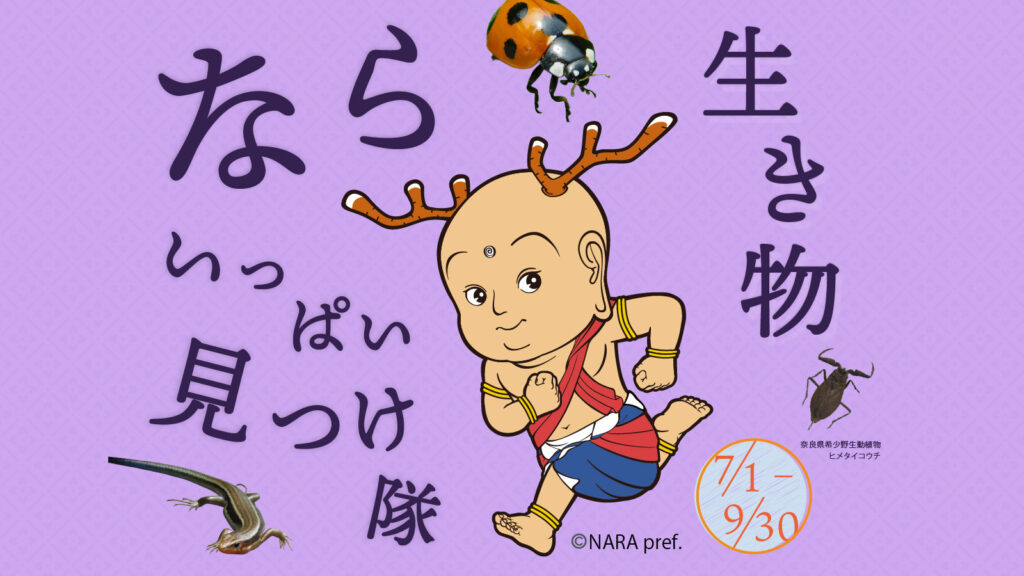 【奈良県×バイオーム】なら 生き物いっぱい見つけ隊
