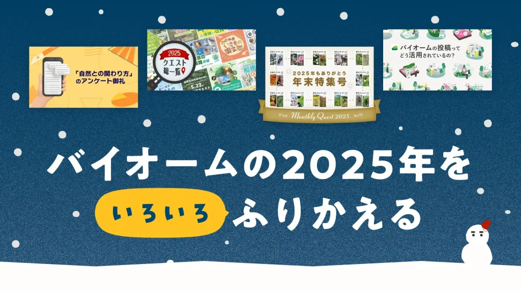 年末特別企画｜バイオームの2025年を振り返る