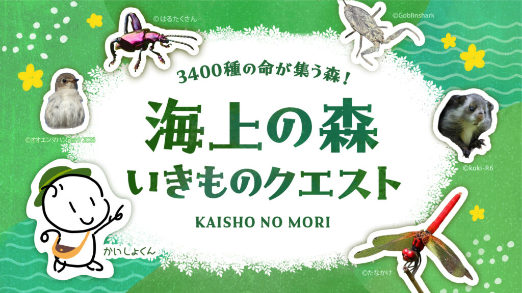 3400種の命が集う森！海上の森いきものクエスト