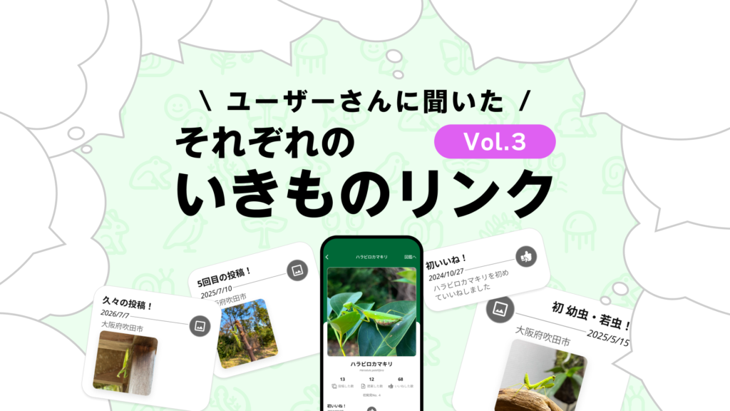 それぞれのいきものリンク Vol.3