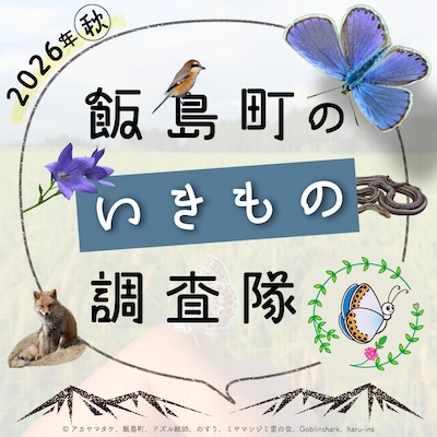 飯島町のいきもの調査隊2026秋